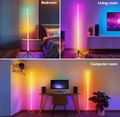 🌈✨ RGB CORNER LED LAMPA (1.2M) – MUSIC SYNC + DALJINSKI | GAMING ATMOSFERA!