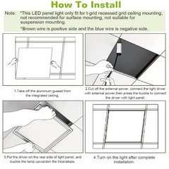 💡🏢 LED PANEL 60x60 48W – 5800LM | PROFESIONALNO BIJELO SVJETLO (7500K)