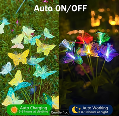 🦋 SOLARNE LED LEPTIR LAMPE – MAGIČNA BAŠTA 🌈