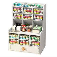 🗂️ ORGANIZATOR ZA STO SA LADICOM – RED NA STOLU = VIŠE PRODUKTIVNOSTI!