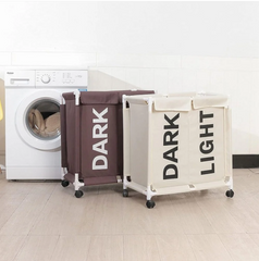 🧺 XXL KOŠARA ZA VEŠ 120L – ORGANIZACIJA BEZ NAPORA!