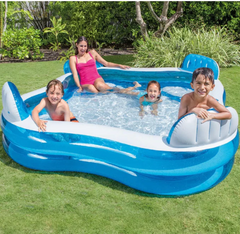 INTEX SWIM CENTER PORODIČNI LOUNGE BAZEN 229 x 229 x 66 cm 🏊♂️💦🔥