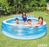 NTEX PORODIČNI LOUNGE BAZEN SA SOFOM 229 x 218 x 79 cm 🏊♂️🔥