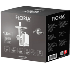 🔥 FLORIA ZLN7966 MAŠINA ZA MLJEVENJE MESA – SNAGA 1300 W
