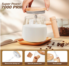 ☕ Self Stirring Mug – Električna šolja koja sama miješa napitke (400 ml)