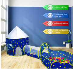 🚀✨ 3u1 DJEČIJI ŠATOR – SVEMIRSKA AVANTURA ZA NAJMLAĐE ✨🚀