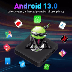 High-Performance Android TV Box with 8GB RAM and 128GB Storage