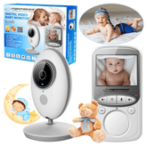 Baby Monitor avec écran LCD de 2,4", indicateur LED et connexion 2,4 GHz pour une surveillance fiable et claire