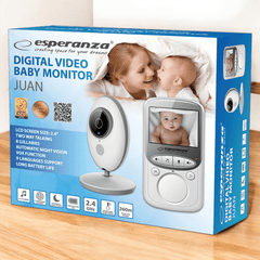 Baby Monitor avec écran LCD de 2,4", indicateur LED et connexion 2,4 GHz pour une surveillance fiable et claire