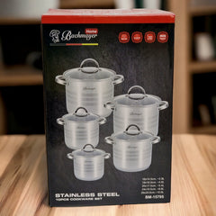 Elegantan set od 5 dubokih lonaca "BACHMAYER" za savršeno kuhanje