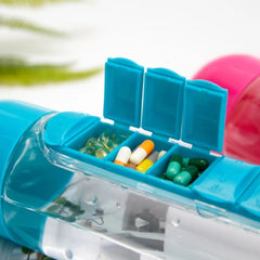 Pametna Boca za Vodu s Ugrađenim Organizatorom za Tablete