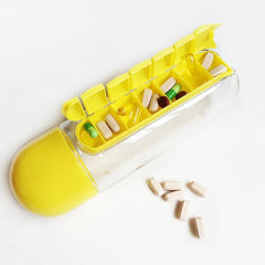 Pametna Boca za Vodu s Ugrađenim Organizatorom za Tablete