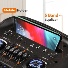 BT Zvučnik 2x1300W s Mikrofonom "EA 074" - Savršeni partner za vašu zabavu!