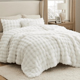 Luksuzna 4-dijelna Posteljina od Umjetnog Krzna "Cocolino" za Udobno Spavanje