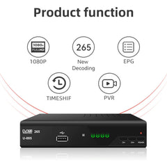 Innovativni digitalni HD DVB-T2 H265 resiver "U-005" za vrhunski televizijski doživljaj