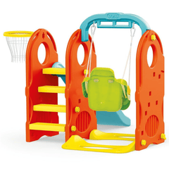 Nevjerojatna 4u1 igraonica za djecu s toboganom, ljuljačkom i košem za igru!