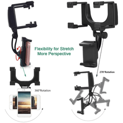 Univerzalni držač za telefon za retrovizor – sigurna i praktična vožnja