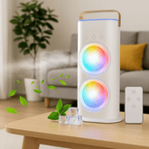 Dvostruki LED ventilator s funkcijom ovlaživanja za optimalnu svježinu!