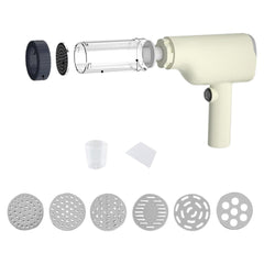 Električni uređaj za pravljenje ukusnih rezanaca sa 6 različitih kalupa