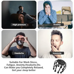 Elektični Masažer za Glavu "Octopus" - Ultimate Relaxation and Stress Relief