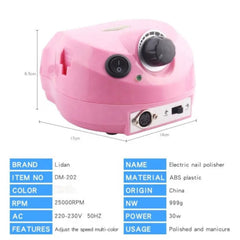 Električna turpija za nokte "DM-202" – Profesionalno i brzo oblikovanje noktiju