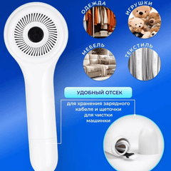 Električni uređaj za učinkovito uklanjanje vlakana