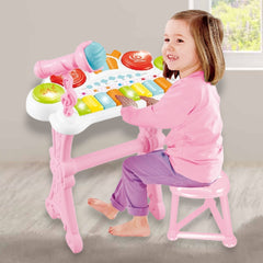 Zabavni električni klavir za djecu s mikrofonom