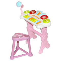 Zabavni električni klavir za djecu s mikrofonom