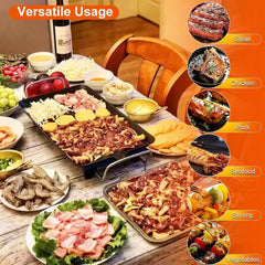 Moćni električni roštilj sa ravnom površinom - 1500 W užitka!