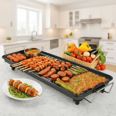 Moćni električni roštilj sa ravnom površinom - 1500 W užitka!