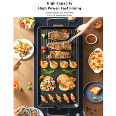 Moćni električni roštilj sa ravnom površinom - 1500 W užitka!