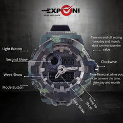 Stil i Preciznost: Muški Sat EXPONI