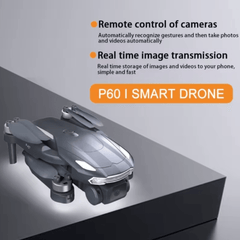 Dron s dvostrukom kamerom P60 – Precizno snimanje iz neba!