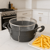 Elegantní granitová šerpa s praktickým fritérem