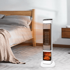 Stilna Grijalica s LED Plamenom 2000W "PH1108R" za Udobno Zagrijavanje