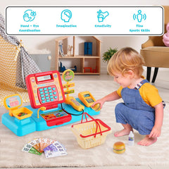 Edukativni Igraća Kasa Set za Mališane