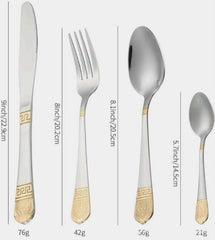 🍽️ Moderni Set Pribora za Jelo za 12 Osoba + Luksuzni Kofer