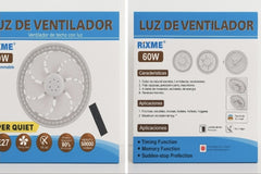 💡 LED Luster s Ventilatorom – Elegancija i Udobnost u Jednom