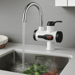 Česma sa ugrađenim grijačem – trenutna topla voda za sekundu!