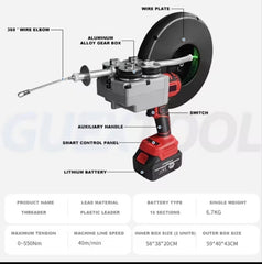 Aku čistač odvoda i provlačivač kablova kroz bužir