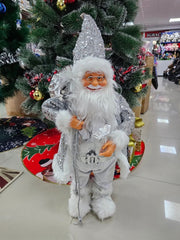 Djed Mraz 60 cm – Velika Novogodišnja Figurica za Savršen Ambijent