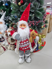 Djed Mraz 60 cm – Velika Novogodišnja Figurica za Savršen Ambijent