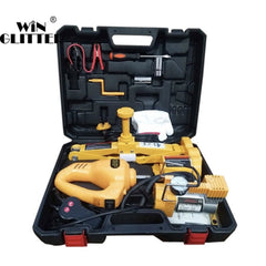 🚗⚡ AUTO JACK – ELEKTRIČNI SET ALATA ZA AUTO (DIZALICA 3T + UDARNI ODVIJAČ + KOMPRESOR) ⚡🚗