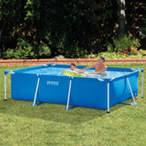 Intex Sturdy Metal Frame Pool (2.60m x 1.60m) - Perfect for Family Fun!