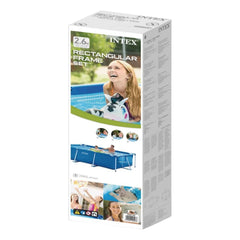 Intex Sturdy Metal Frame Pool (2.60m x 1.60m) - Perfect for Family Fun!