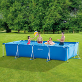 INTEX" 4.5m Metal Frame Swimming Pool - Perfect for Summer Fun!