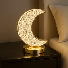 Očaravajuća Kristalna Lampa u Obliku Mjeseca