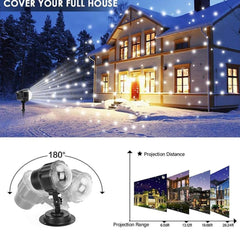 Projektor lasera "Květina sněhu" - kouzelný zážitek pro každou příležitost!