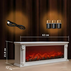 Elegantni LED Kamin za Stvaranje Ugođaja