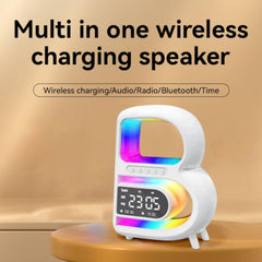 Moderní LED lampa s bezdrátovým nabíjením a vestavěným reproduktorem "B-1688